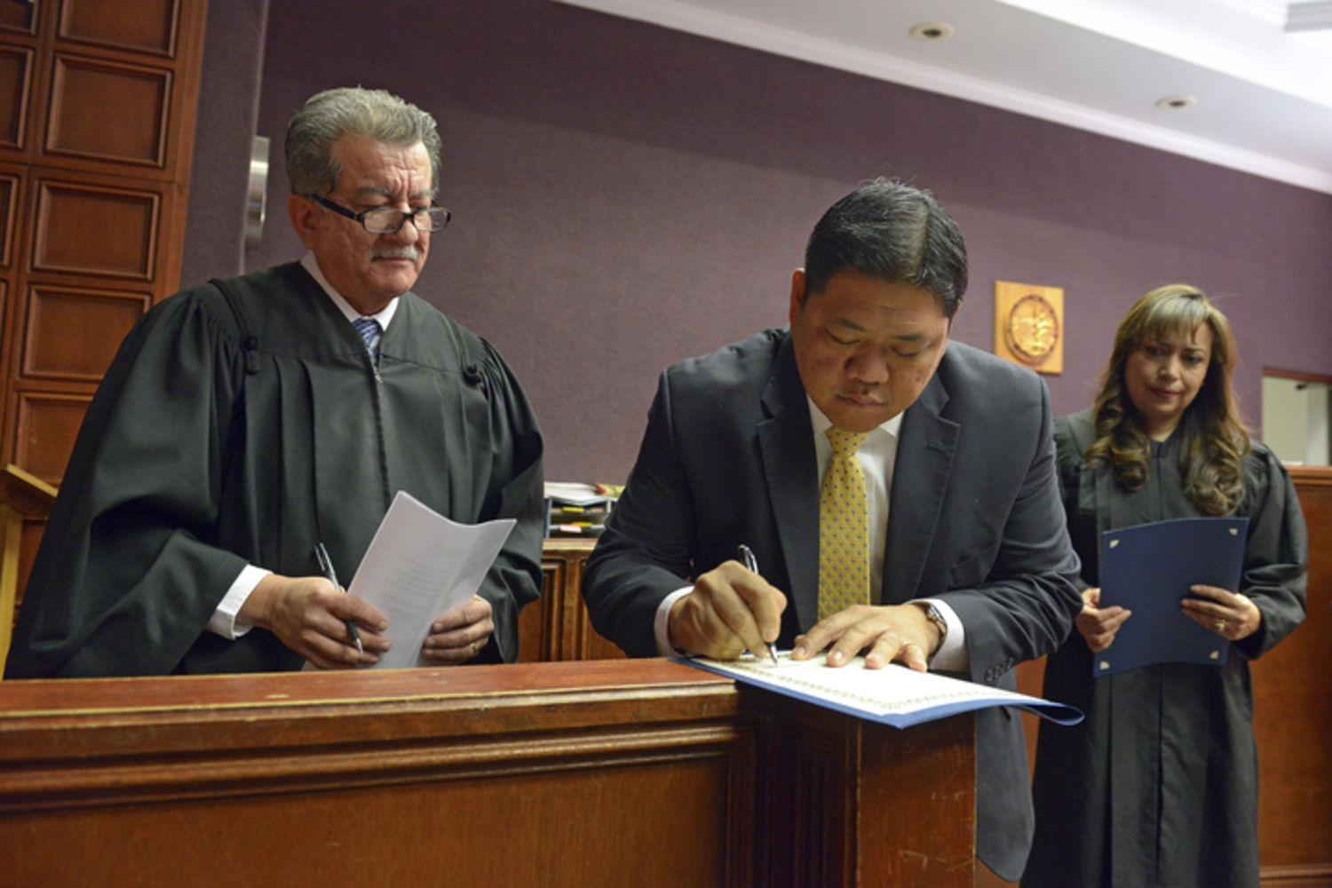 Judges sworn in